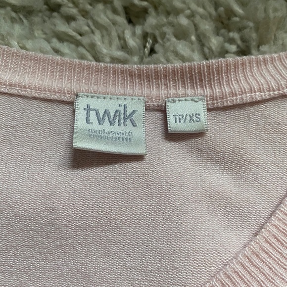 Twik Pink Button-up Cardigan - Picture 2 of 2